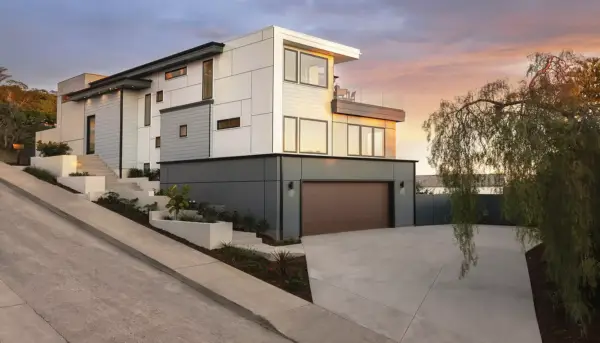 Modern Steel garage door