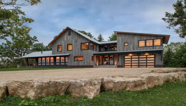 Modern Steel garage doors